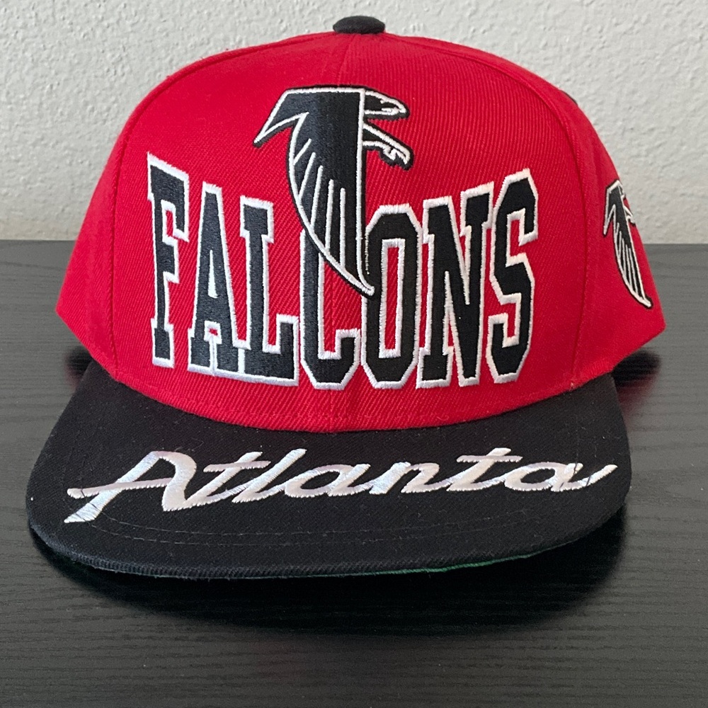 Mitchell & Ness Atlanta Falcons Red and Black Snapback Hat